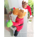 30 cm Window Cling Reindeer Xmas Decoration Battery Operated